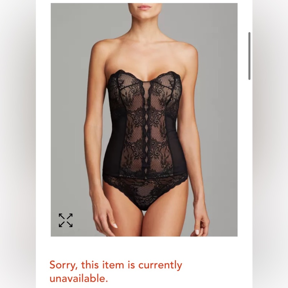 Cosabella Lace Bustier Corset Trenta L